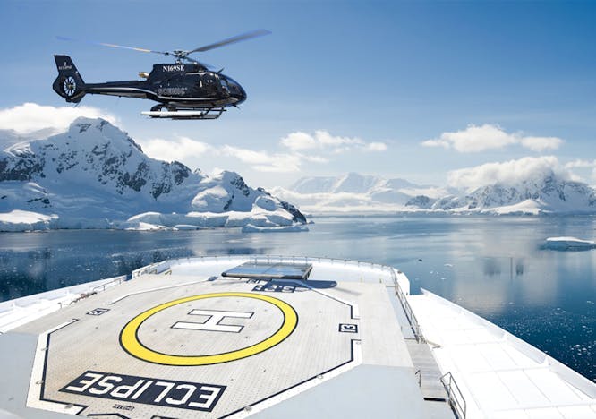 aircraft helicopter transportation vehicle outdoors ice nature boat