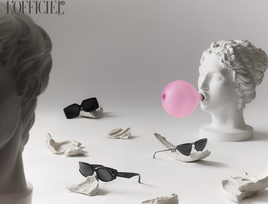 sphere accessories balloon person face head glasses