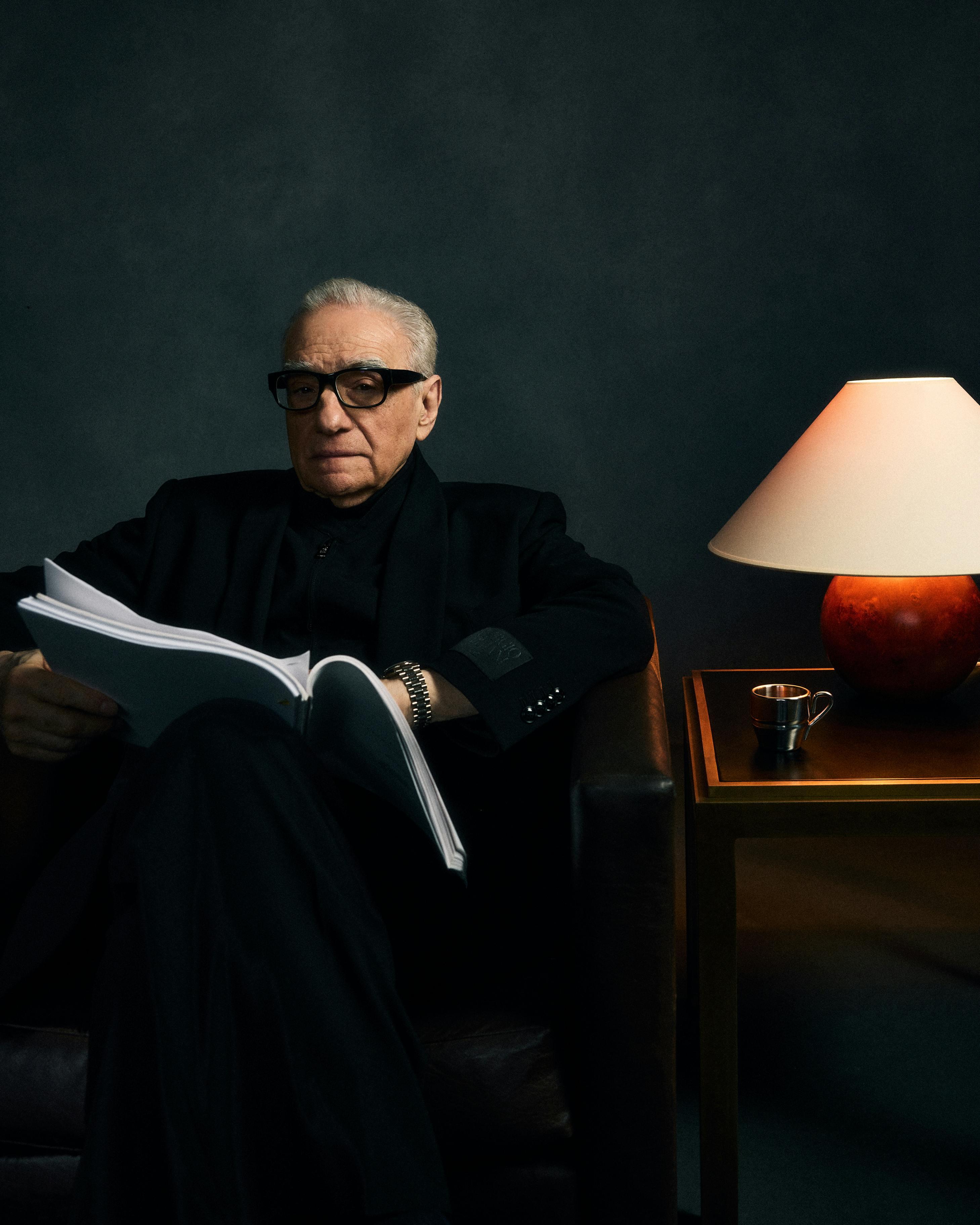 Martin Scorsese in the campaign for "The Archetypes" by Giorgio Armani and Kith (Courtesy of Armani)